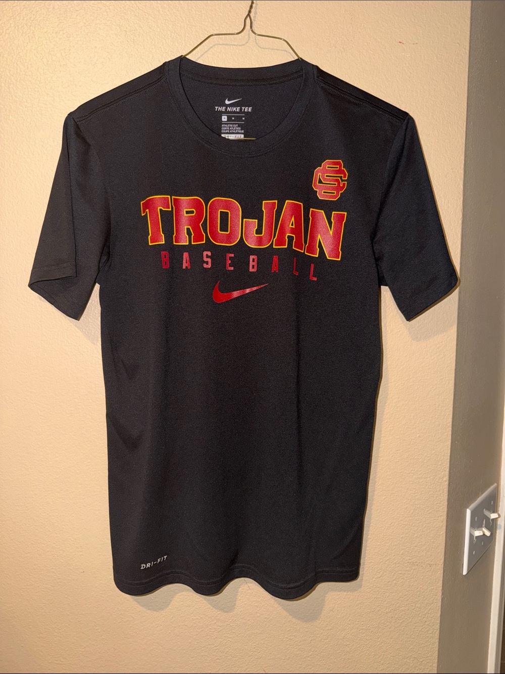 Nike USC Trojans Baseball Dri-fit Tee